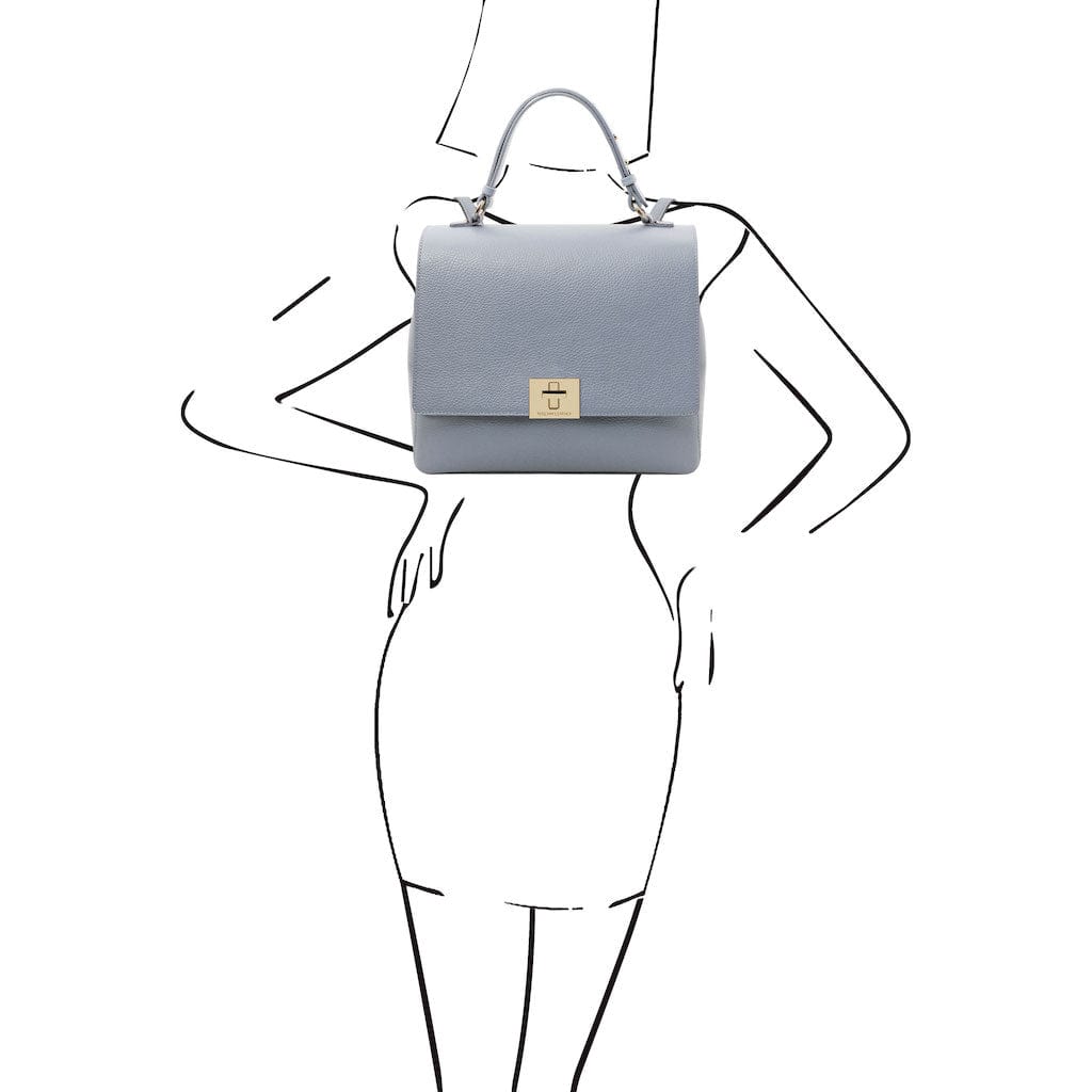 Silene - Leather 3-in-1 convertible backpack / shoulder bag / handbag | TL142152 - Premium Leather handbags - Shop now at San Rocco Italia