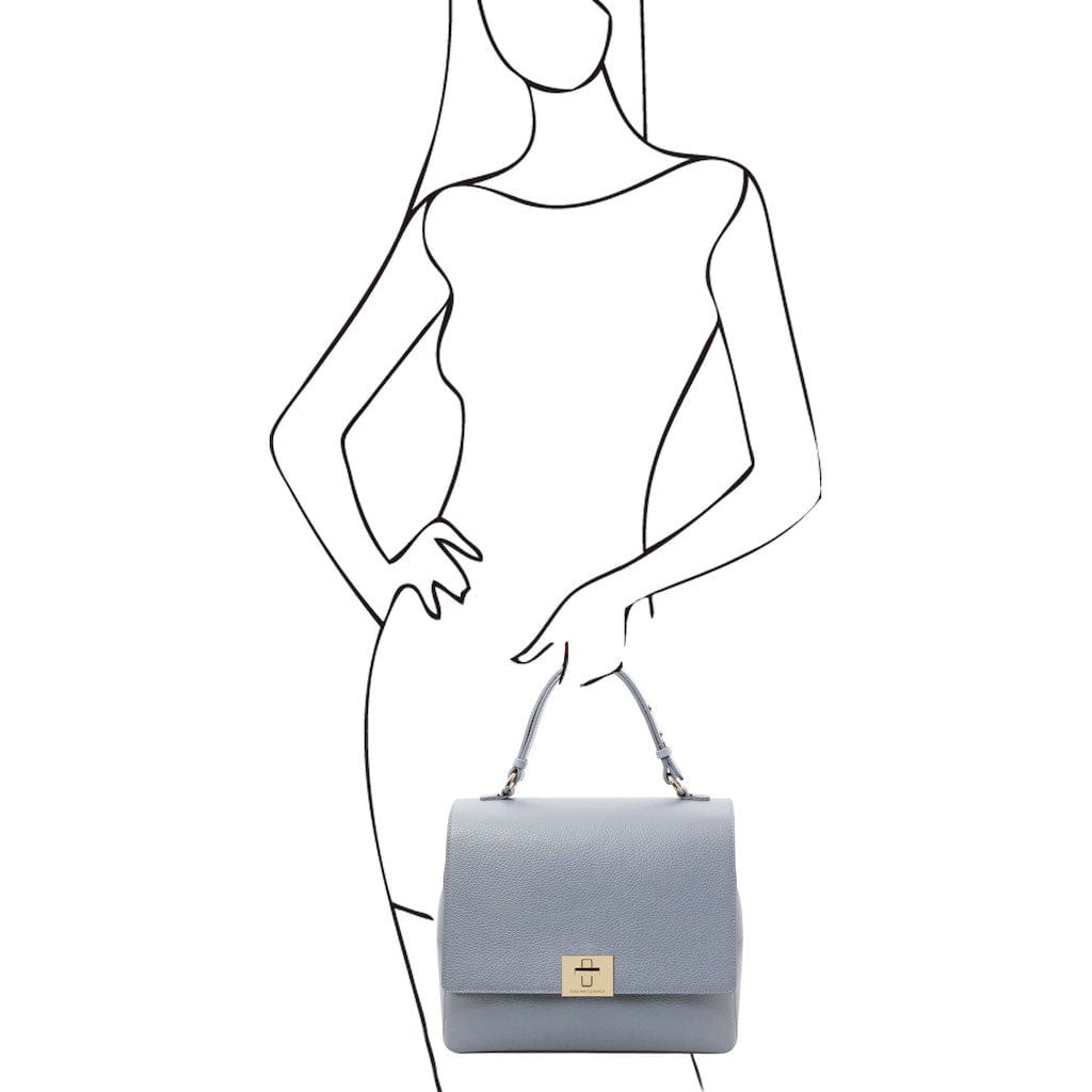 Silene - Leather 3-in-1 convertible backpack / shoulder bag / handbag | TL142152 - Premium Leather handbags - Shop now at San Rocco Italia