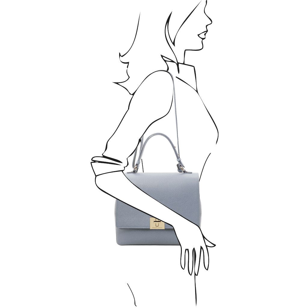 Silene - Leather 3-in-1 convertible backpack / shoulder bag / handbag | TL142152 - Premium Leather handbags - Shop now at San Rocco Italia