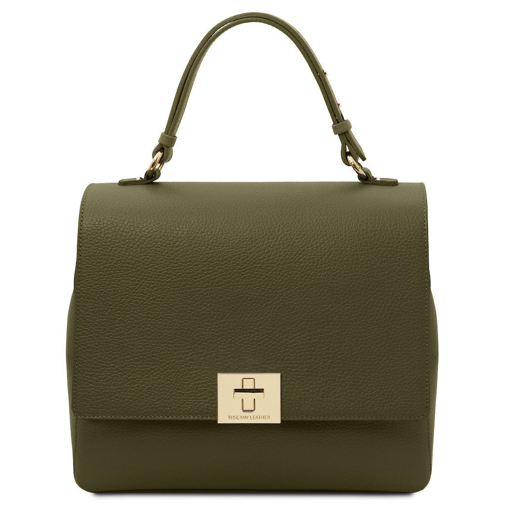 Silene - Leather 3-in-1 convertible backpack / shoulder bag / handbag | TL142152 - Premium Leather handbags - Shop now at San Rocco Italia