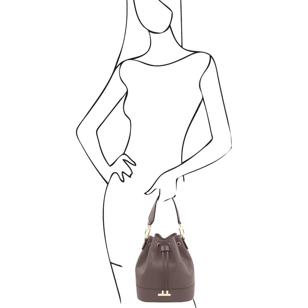 Bolsos de piel TL Bag - Bolso saco de piel | TL142146 San Rocco Italia