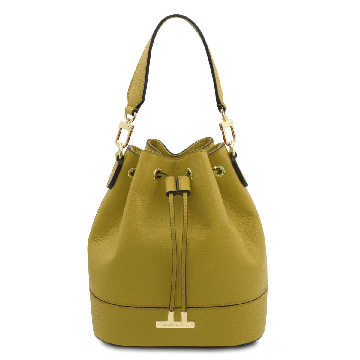 Bolsos de piel Verde TL Bag - Bolso saco de piel | TL142146 San Rocco Italia