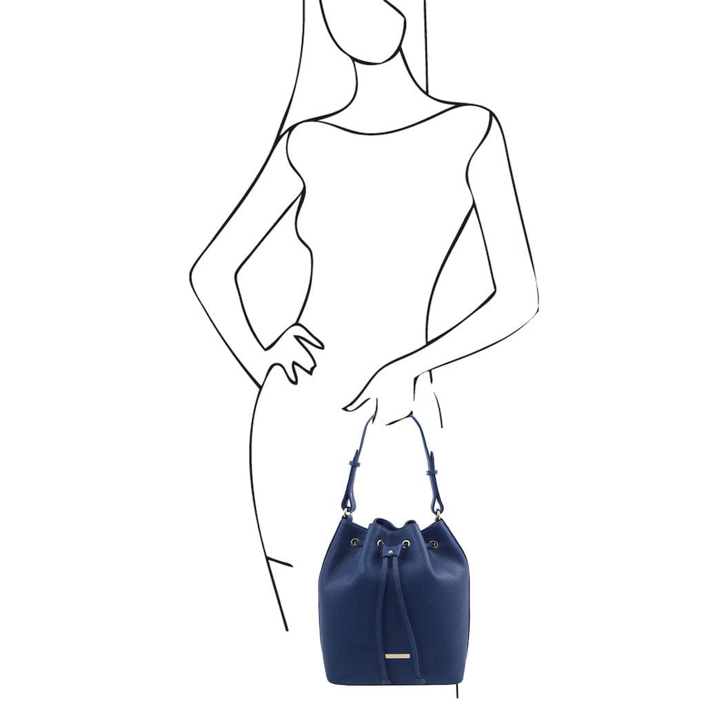 TL Bag - Leather bucket bag | TL142311 - Premium Leather handbags - Just €146.40! Shop now at San Rocco Italia