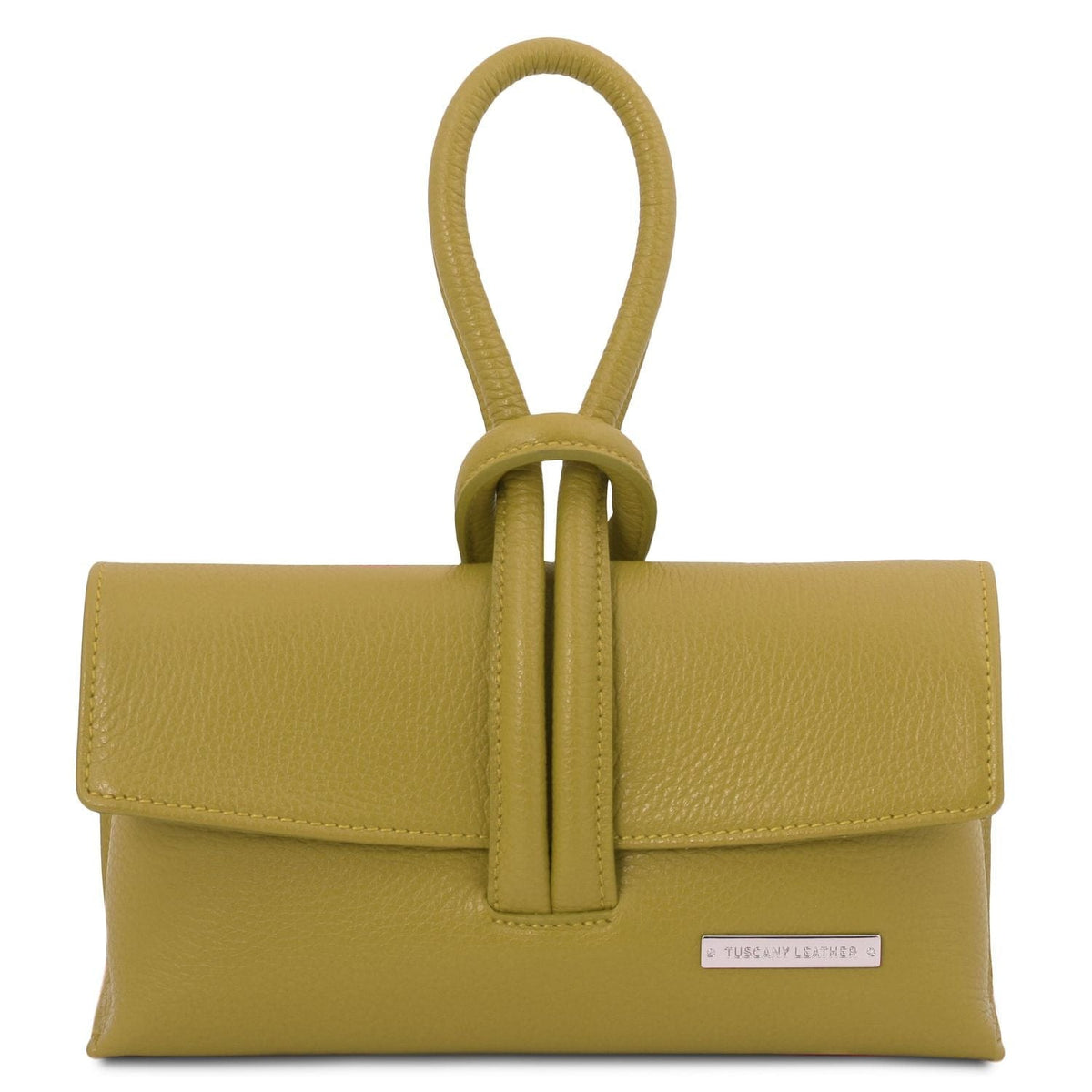Bolsos de piel Verde TL Bag - Clutch plegable de piel | TL141990 San Rocco Italia