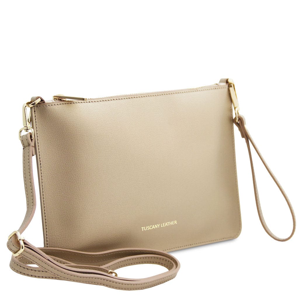 TL Bag - Leather clutch with chain strap | TL142099 - Premium Leather handbags - Just €61! Shop now at San Rocco Italia