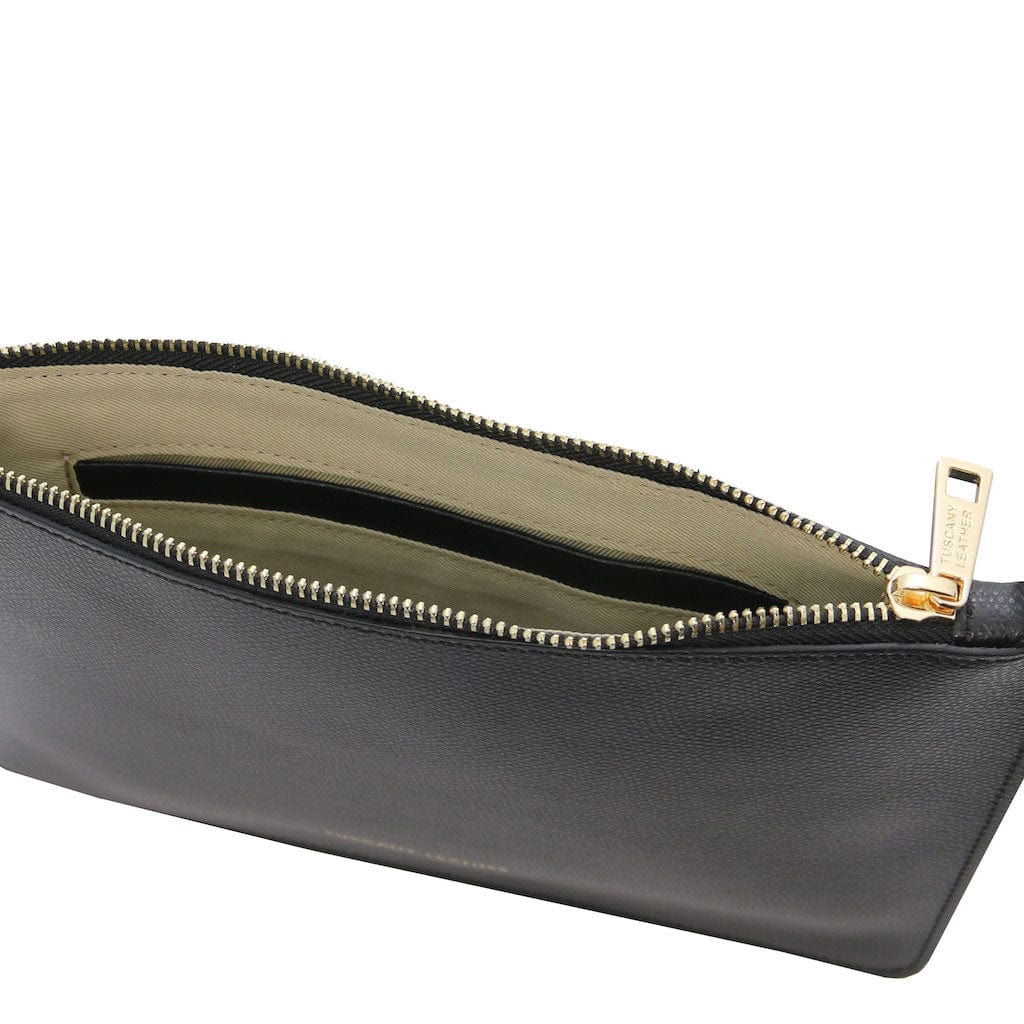 TL Bag - Leather clutch with chain strap | TL142099 - Premium Leather handbags - Just €61! Shop now at San Rocco Italia