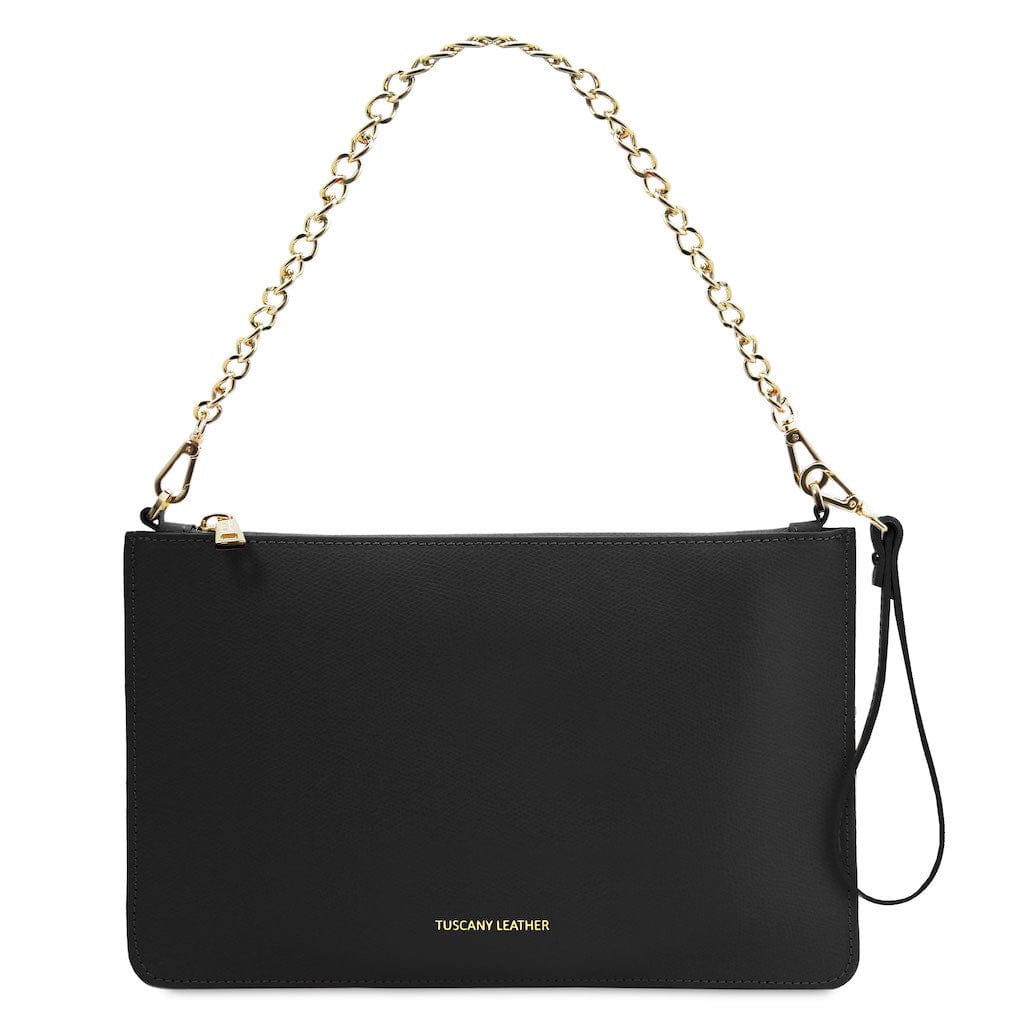 TL Bag - Leather clutch with chain strap | TL142099 - Premium Leather handbags - Just €61! Shop now at San Rocco Italia
