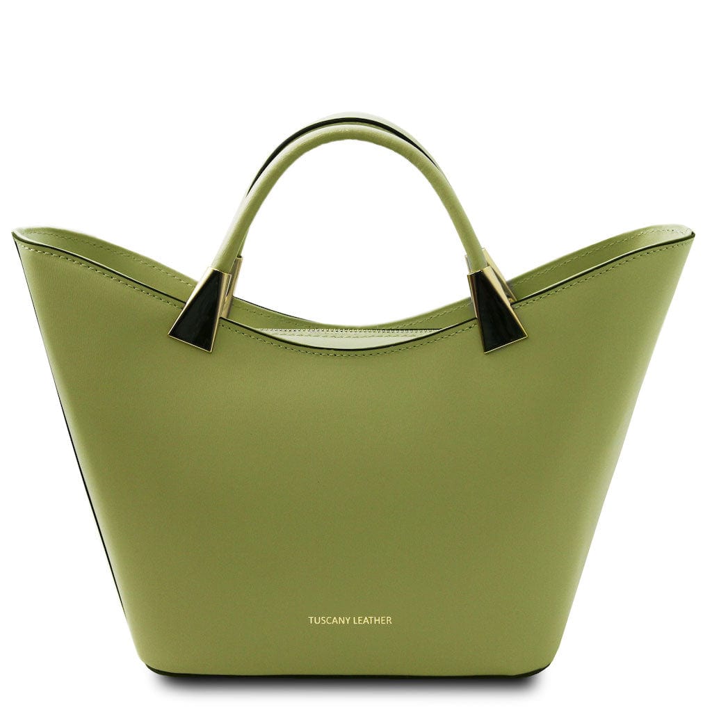 Leather handbags Green TL Bag - Italian leather handbag | TL142287 San Rocco Italia