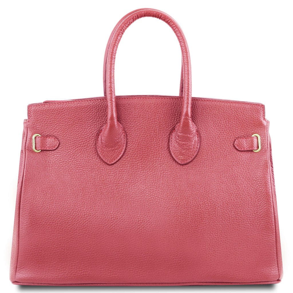 TL Bag - Leather handbag with golden hardware | TL141529 - Premium Leather handbags - Shop now at San Rocco Italia