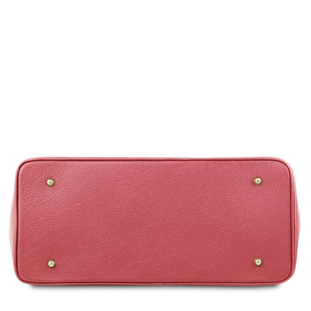 TL Bag - Leather handbag with golden hardware | TL141529 - Premium Leather handbags - Shop now at San Rocco Italia