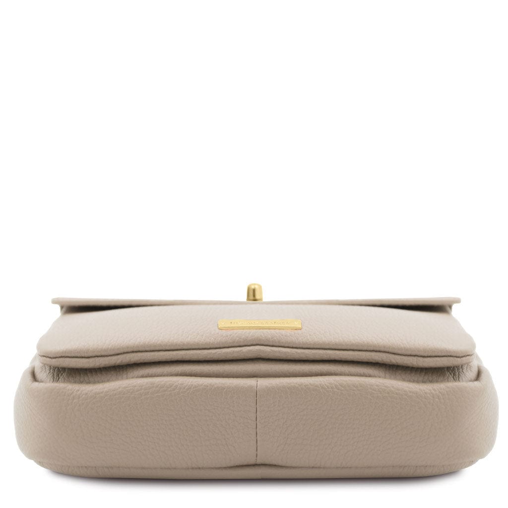 TL Bag - Leather shoulder bag with chain strap | TL142288 - Premium Leather handbags - Just €122! Shop now at San Rocco Italia