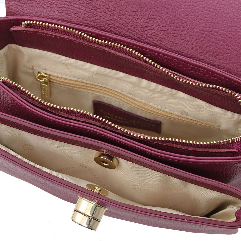 TL Bag - Leather shoulder bag with chain strap | TL142288 - Premium Leather handbags - Just €122! Shop now at San Rocco Italia