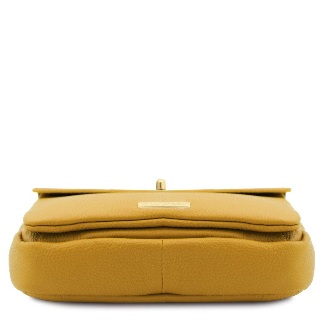 TL Bag - Leather shoulder bag with chain strap | TL142288 - Premium Leather handbags - Just €122! Shop now at San Rocco Italia