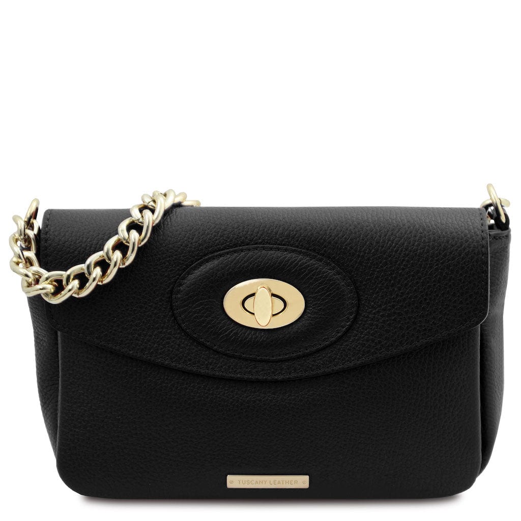 TL Bag - Leather shoulder bag with chain strap | TL142288 - Premium Leather handbags - Just €122! Shop now at San Rocco Italia