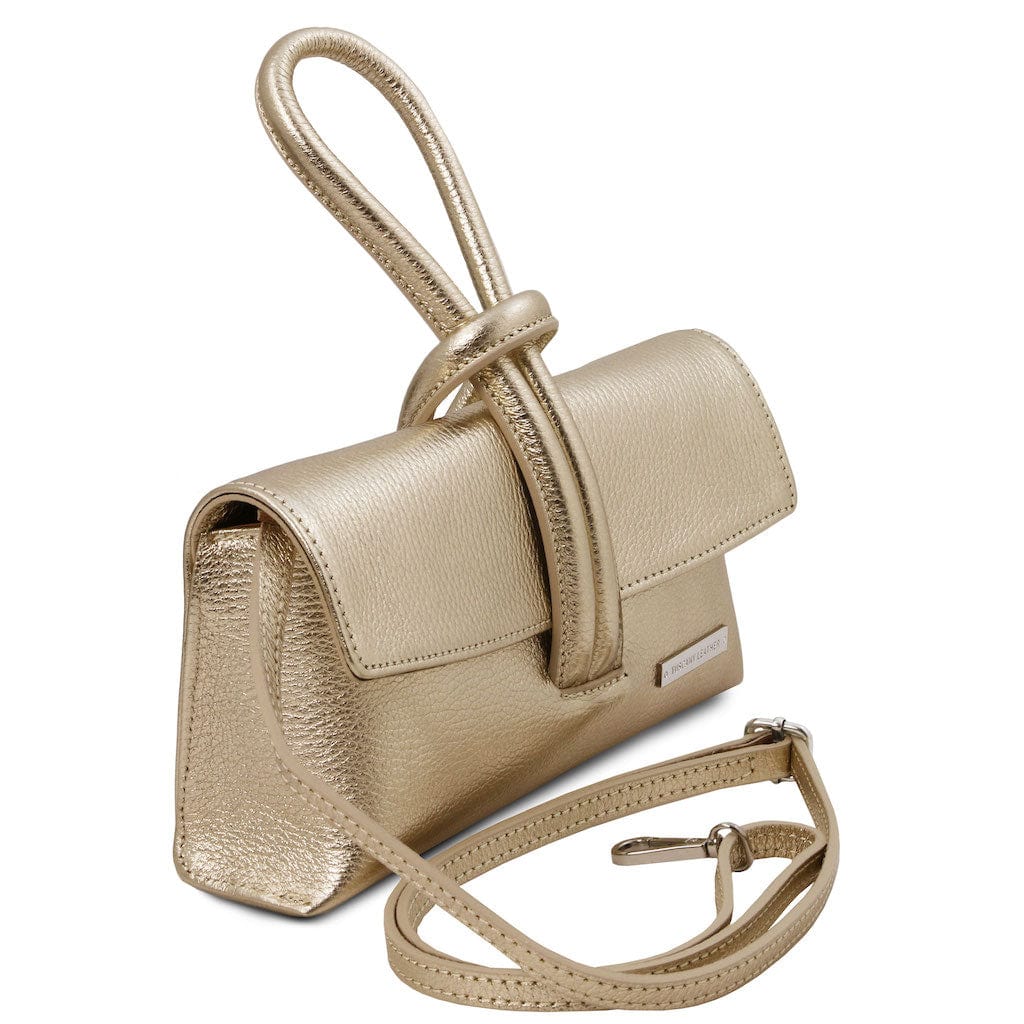 TL Bag - Metallic leather clutch | TL141993 - Premium Leather handbags - Just €73.20! Shop now at San Rocco Italia