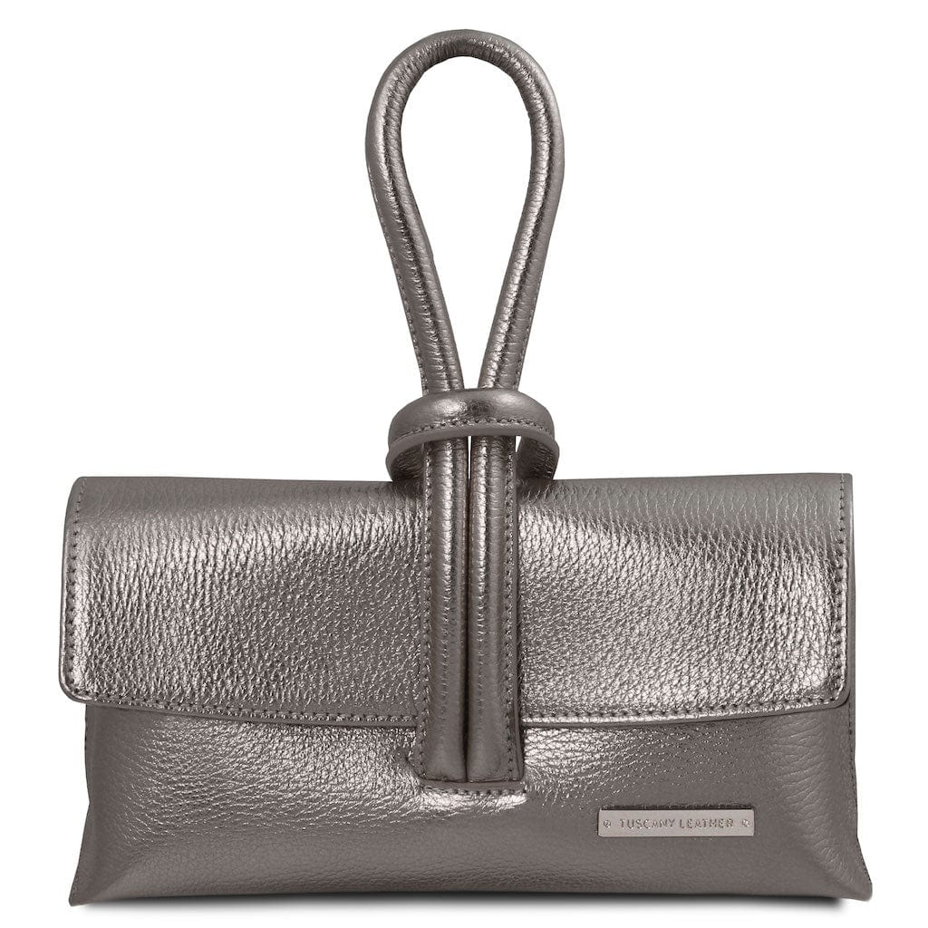 TL Bag - Metallic leather clutch | TL141993 - Premium Leather handbags - Just €73.20! Shop now at San Rocco Italia
