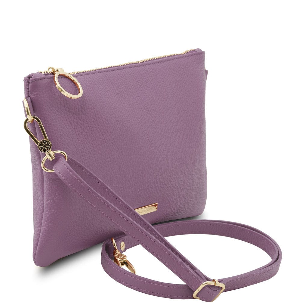 Leather handbags TL Bag - Soft Italian leather pouch clutch | TL142029 San Rocco Italia