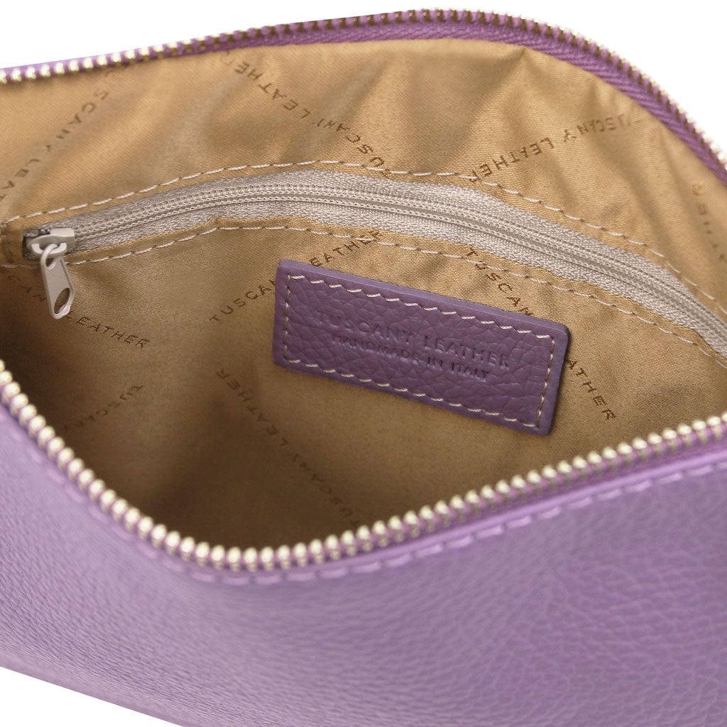Leather handbags TL Bag - Soft Italian leather pouch clutch | TL142029 San Rocco Italia