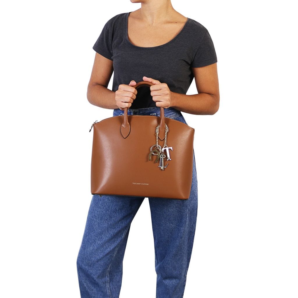 TL KeyLuck - Leather tote | TL142212 - Premium Leather handbags - Just €143.96! Shop now at San Rocco Italia