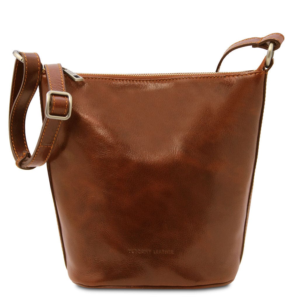 Leather shoulder bags Honey Giusi - Leather shoulder bag | TL142334 San Rocco Italia