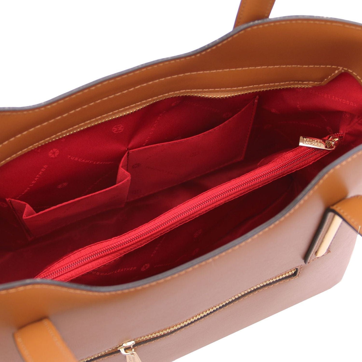 Leder-Schultertaschen Olimpia - Tote-Bag aus italienischem Leder | TL141412 San Rocco Italia