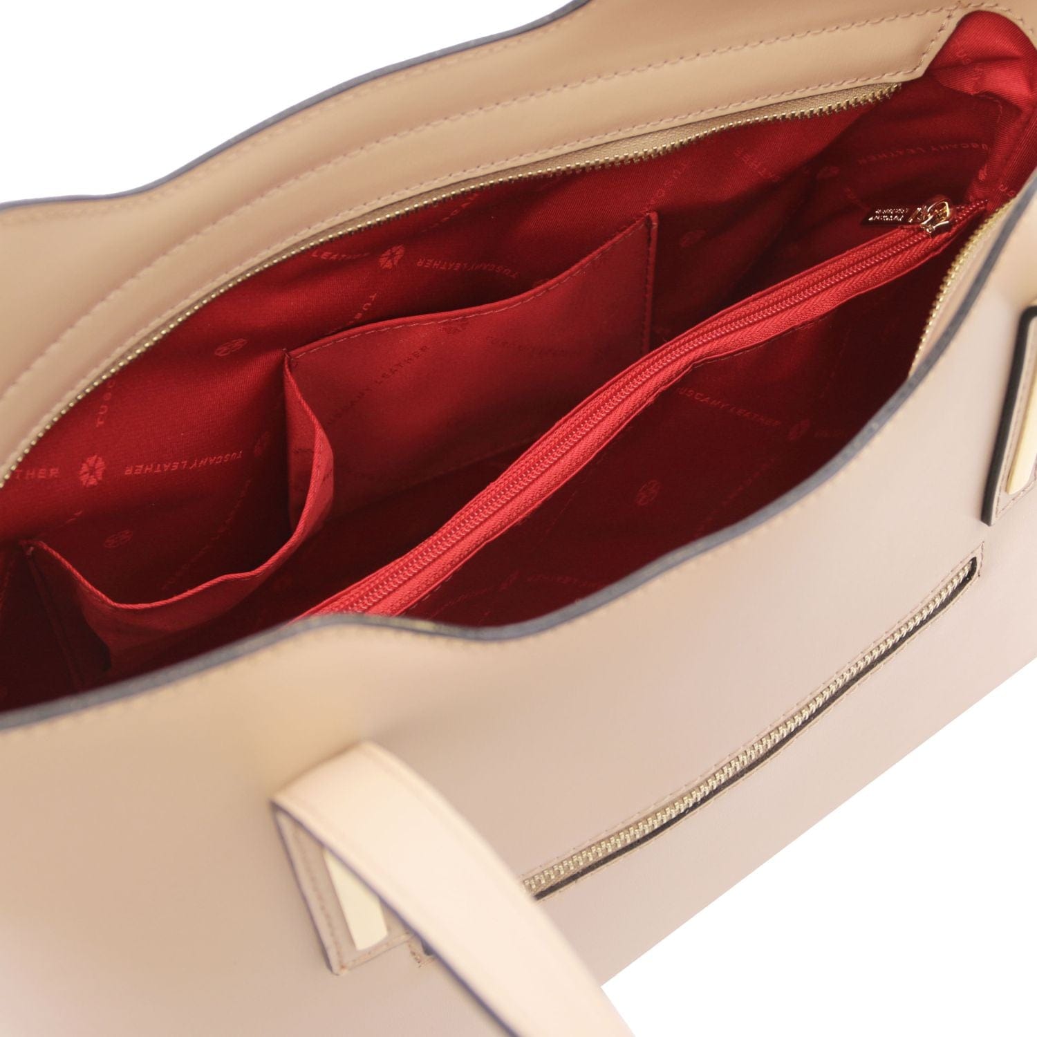 Leather shoulder bags Olimpia - Italian leather tote | TL141412 San Rocco Italia