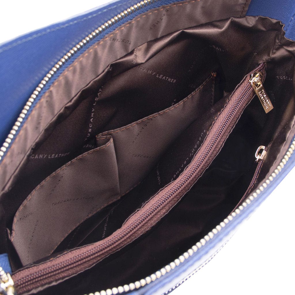 Leather shoulder bags Patty - Saffiano leather convertible 2-in-1 backpack shoulder bag | TL141455 San Rocco Italia