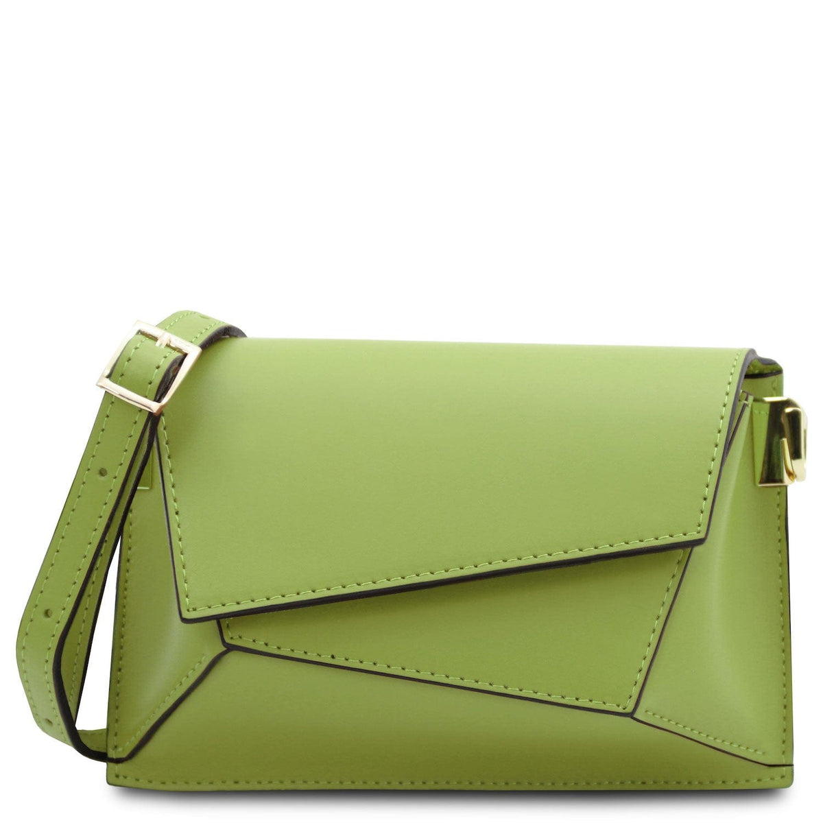 Leather shoulder bags Green TL Bag - Leather shoulder bag | TL142253 San Rocco Italia