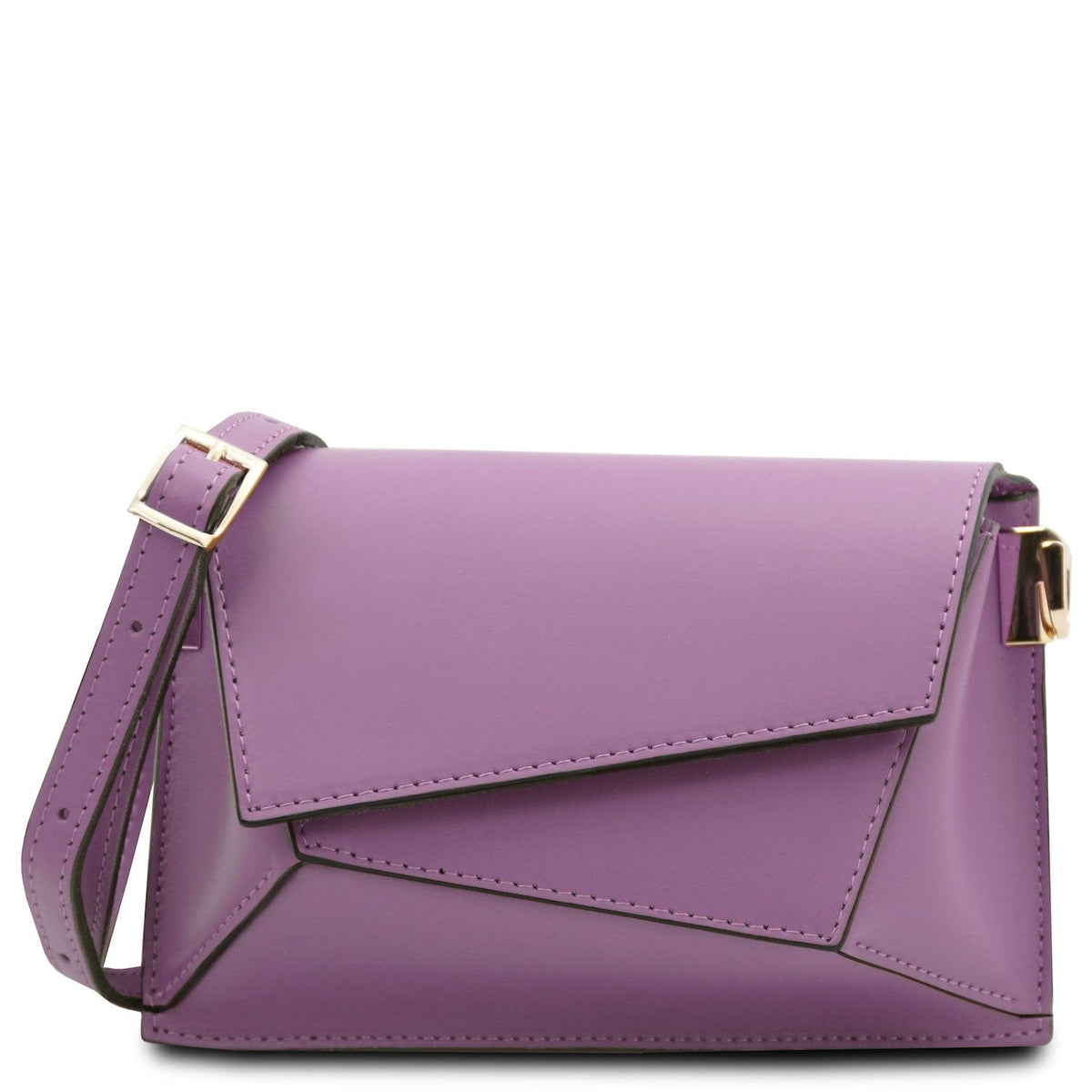 Leather shoulder bags Lilac TL Bag - Leather shoulder bag | TL142253 San Rocco Italia