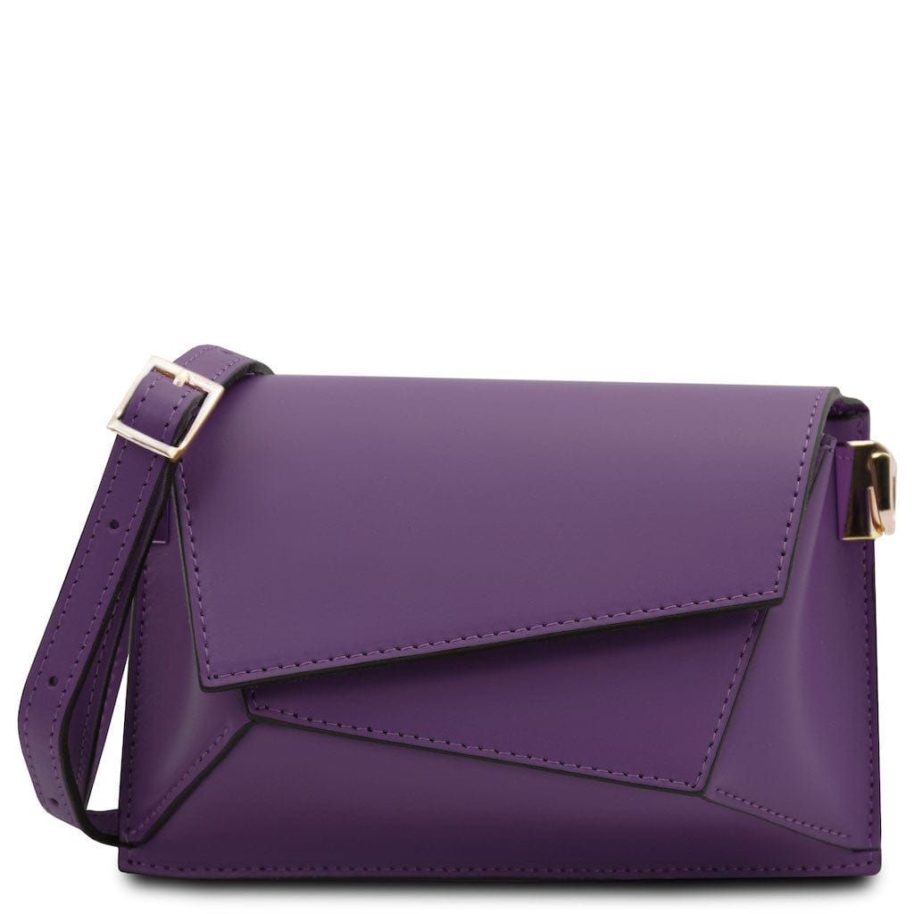Leather shoulder bags Purple TL Bag - Leather shoulder bag | TL142253 San Rocco Italia