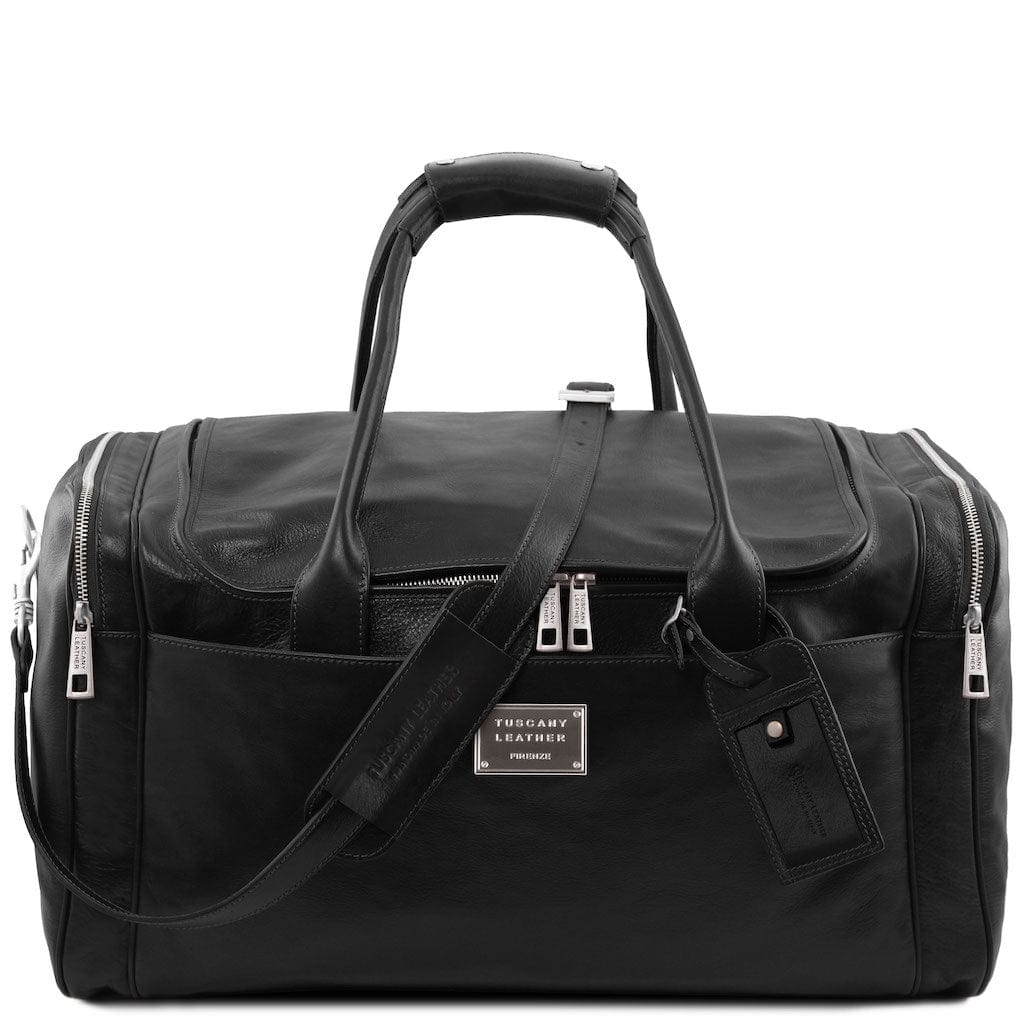 TL Voyager - Travel Leather Bag with Side Pockets - Large Size | TL142135 - Premium Leather Travel bags - Just €524.60! Shop now at San Rocco Italia
