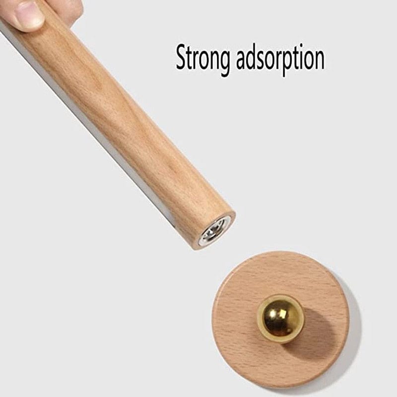 Magnetic LED Wooden Wall Light - 360 Degree Rotatable and Detachable Wall Lamp with Stepless Dimming - Premium - Just €34.95! Shop now at San Rocco Italia