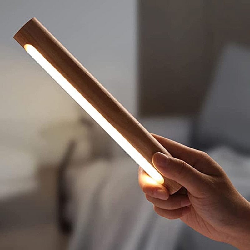 Magnetic LED Wooden Wall Light - 360 Degree Rotatable and Detachable Wall Lamp with Stepless Dimming - Premium - Just €34.95! Shop now at San Rocco Italia