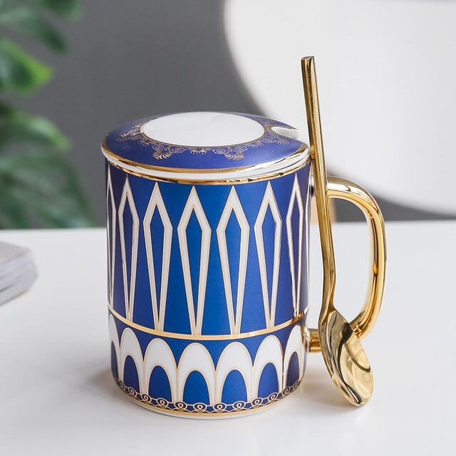 Mug, Lid and Spoon Set - Premium Mugs - Just €31.95! Shop now at San Rocco Italia