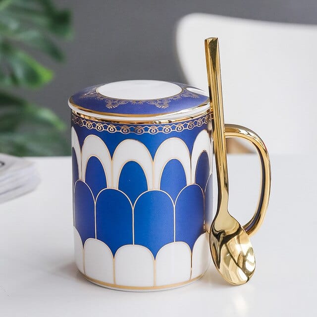 Mug, Lid and Spoon Set - Premium Mugs - Just €31.95! Shop now at San Rocco Italia
