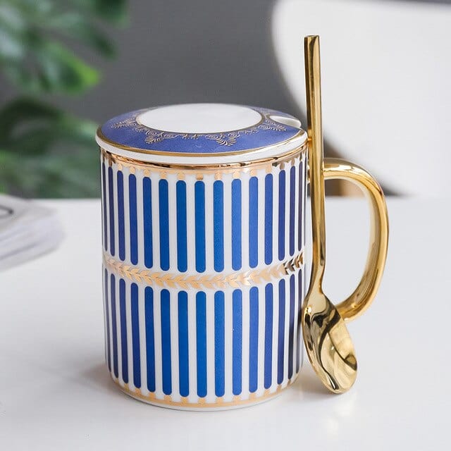 Mug, Lid and Spoon Set - Premium Mugs - Just €31.95! Shop now at San Rocco Italia