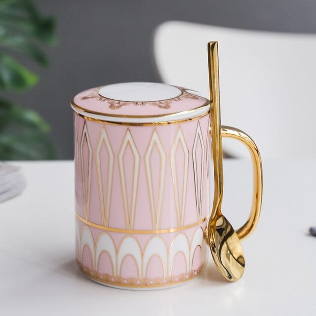 Mug, Lid and Spoon Set - Premium Mugs - Just €31.95! Shop now at San Rocco Italia