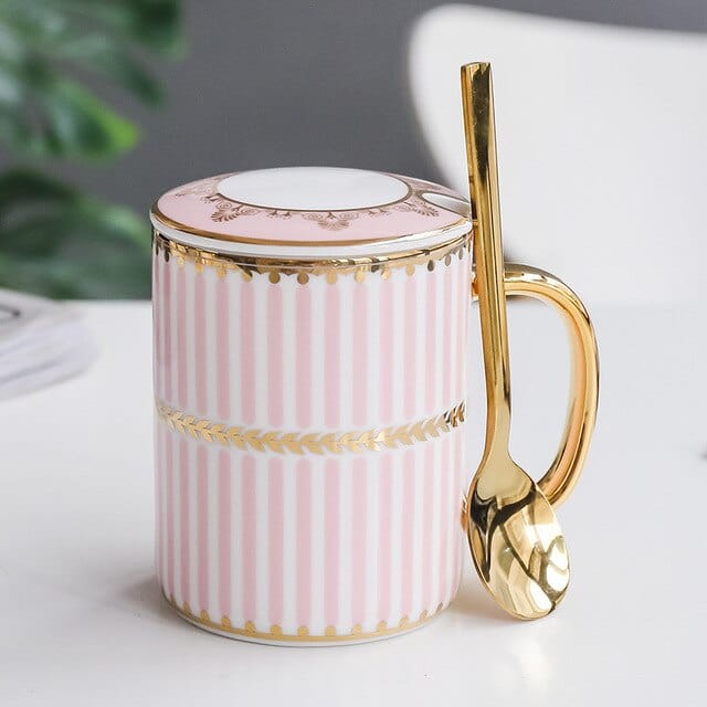 Mug, Lid and Spoon Set - Premium Mugs - Just €31.95! Shop now at San Rocco Italia