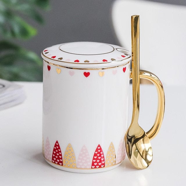 Mug, Lid and Spoon Set - Premium Mugs - Just €31.95! Shop now at San Rocco Italia