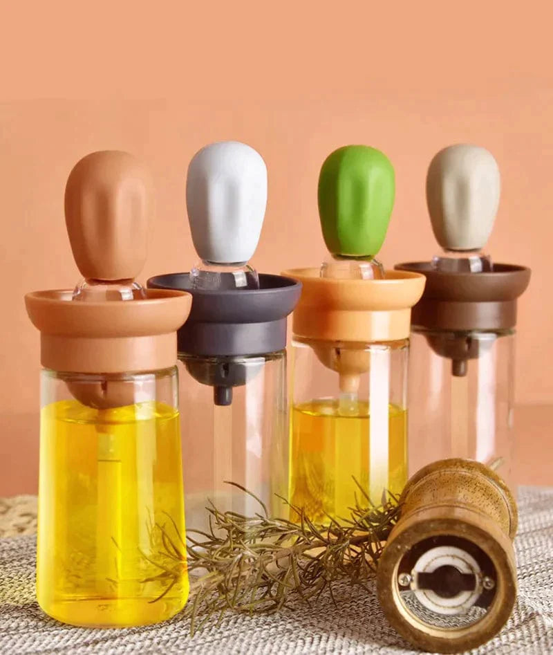 Oil Dispenser Bottle with Silicone Brush | 150 ml - Premium Oil Dispenser - Just €21.95! Shop now at San Rocco Italia