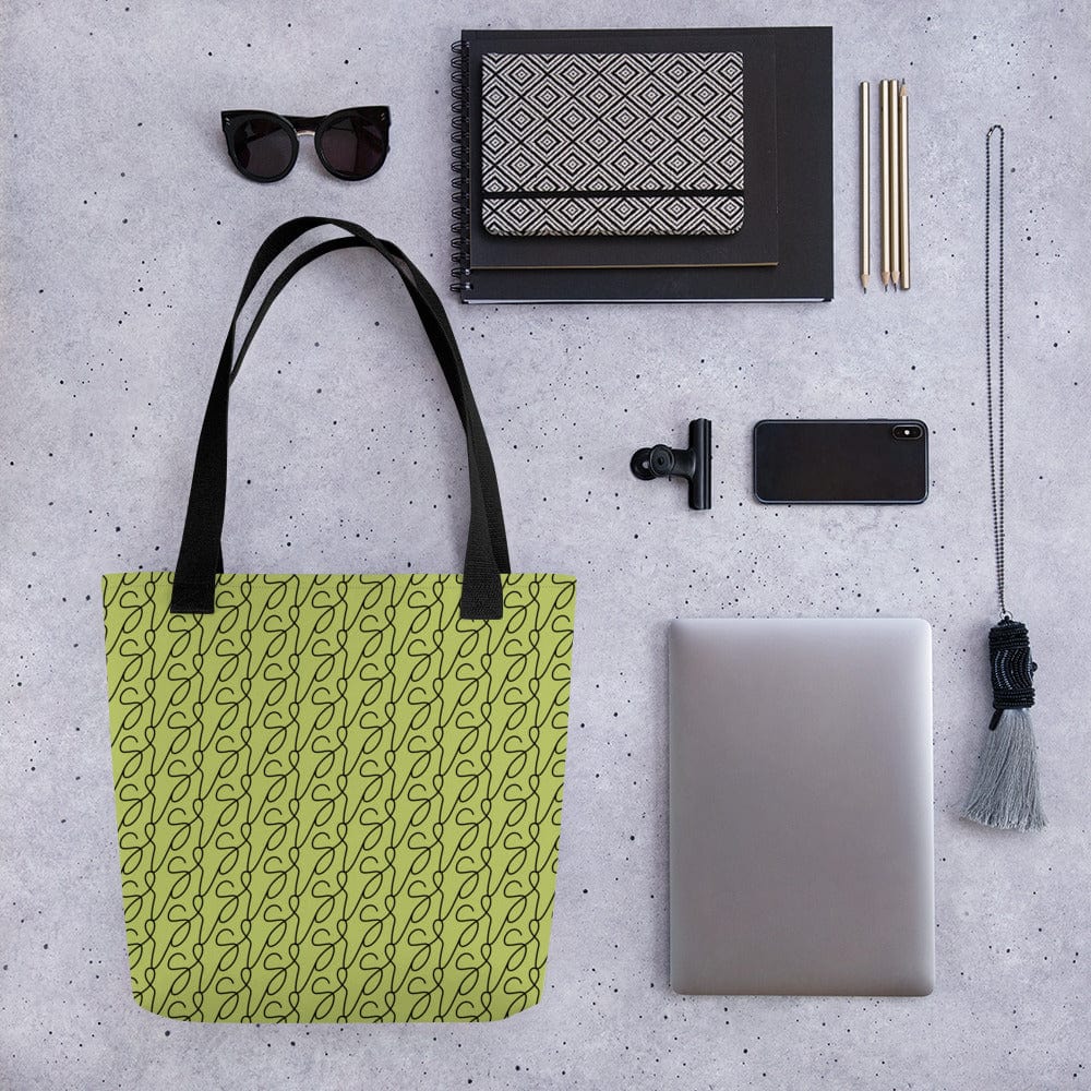 Olive Green Logo Tote Bag - Premium - Shop now at San Rocco Italia