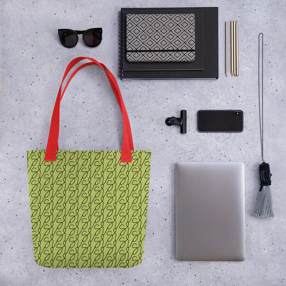 Olive Green Logo Tote Bag - Premium - Shop now at San Rocco Italia