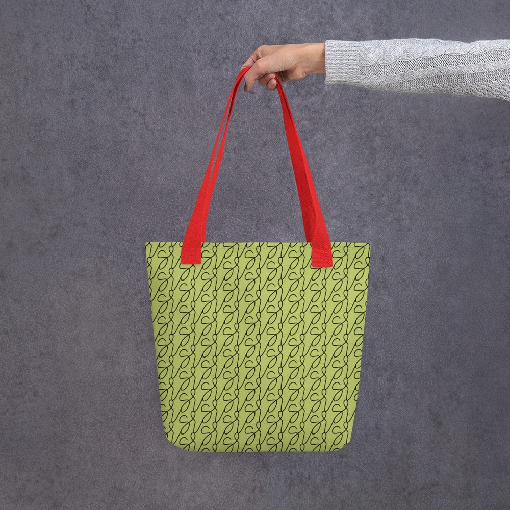 Olive Green Logo Tote Bag - Premium - Shop now at San Rocco Italia