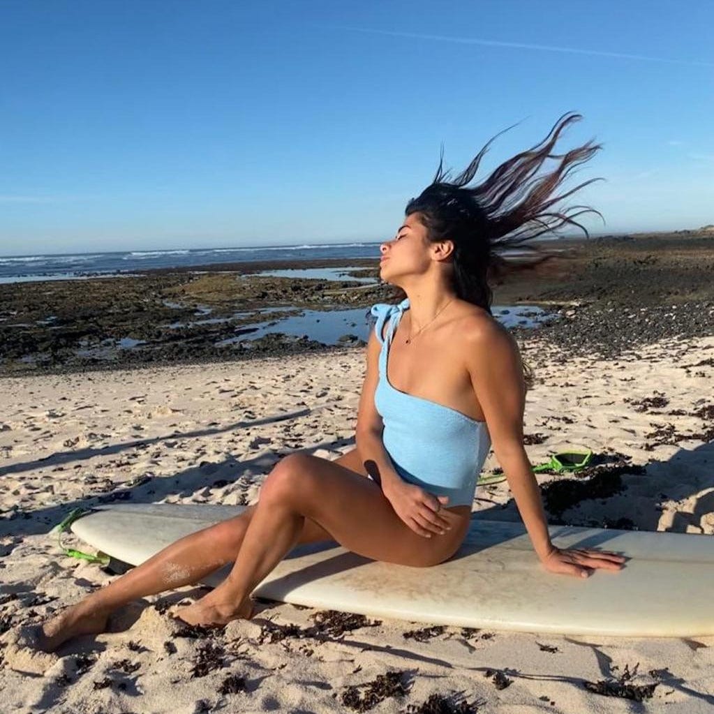 one piece swimsuit Penelope Tie Shoulder One Piece Swimsuit San Rocco Italia