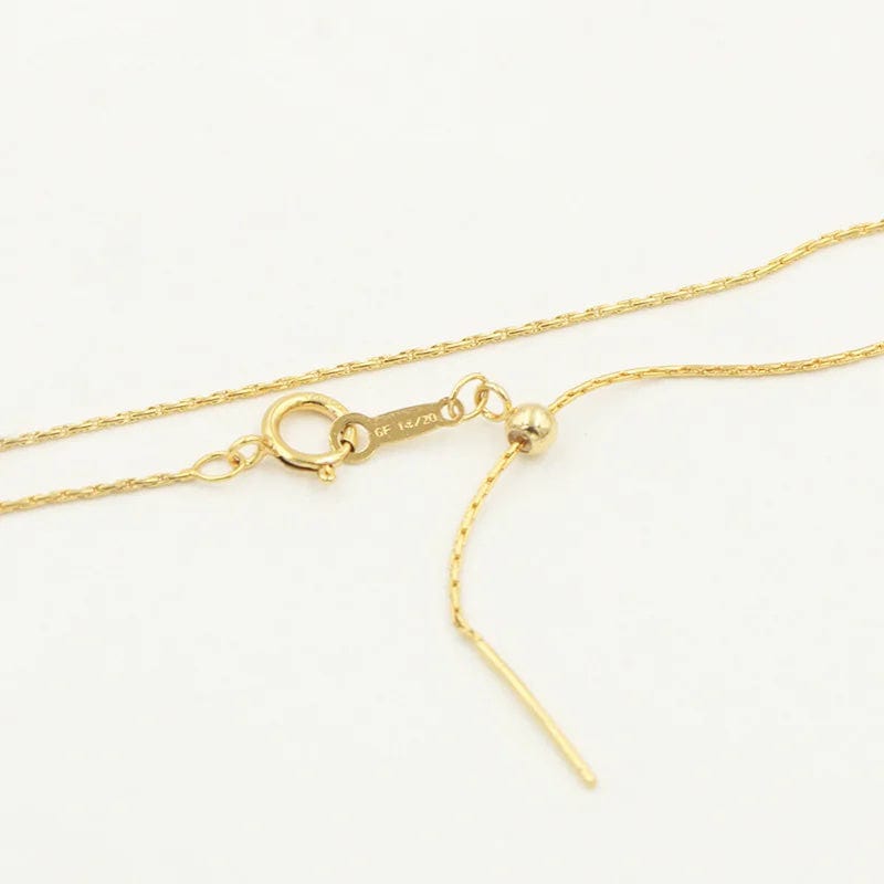 Square Bold Bar Gemstone Pendant Necklace | 14K Gold Filled - Premium Pendant necklace - Just €69.95! Shop now at San Rocco Italia