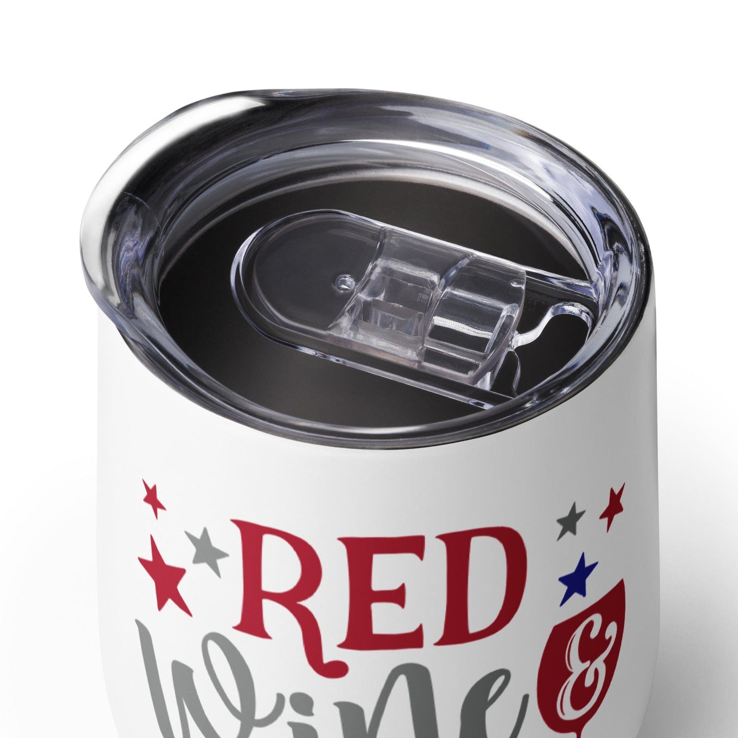 Red Wine & Blue 12 oz Wine Tumbler (355 ml) - - San Rocco Italia