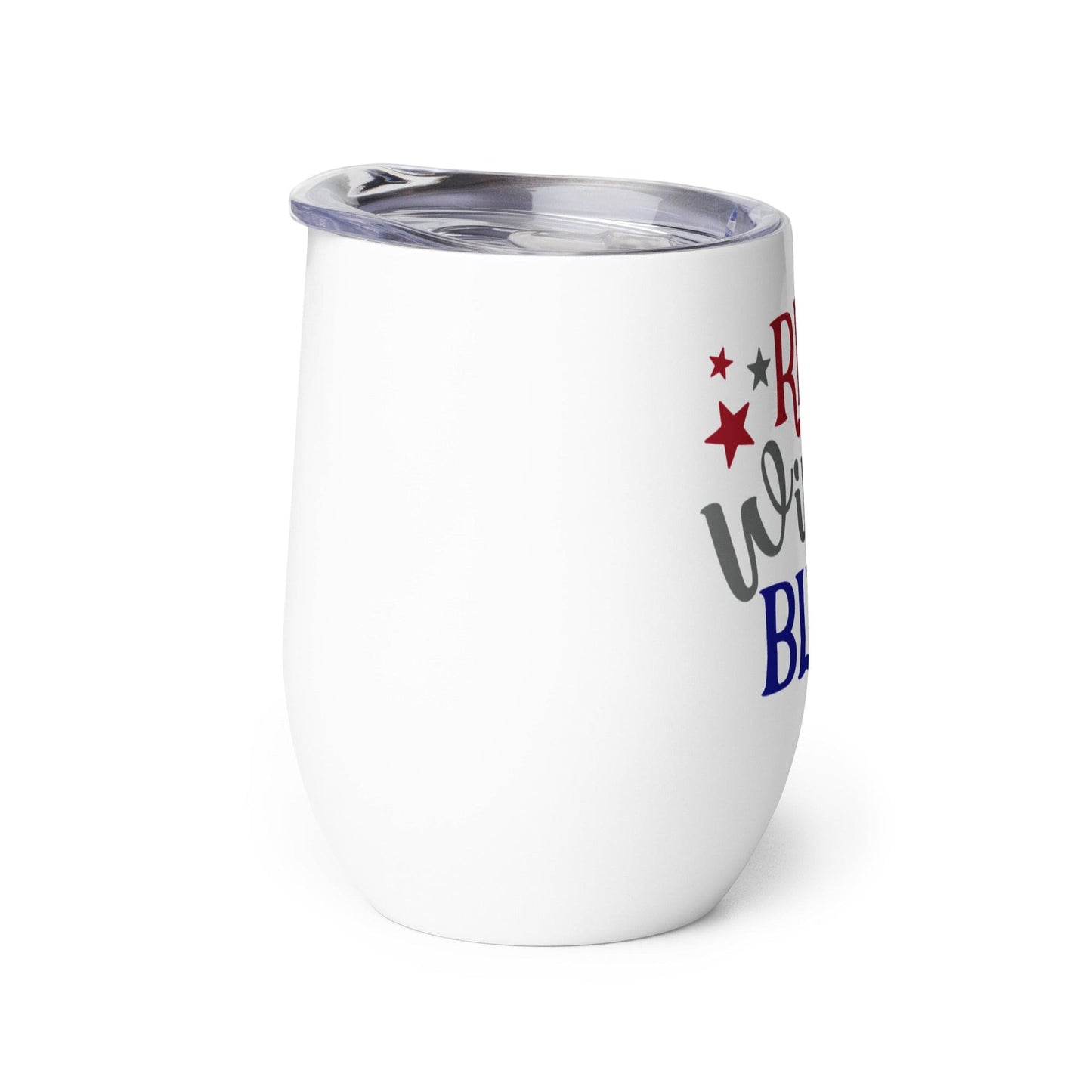 Red Wine & Blue 12 oz Wine Tumbler (355 ml) - Premium - Just €34.50! Shop now at San Rocco Italia