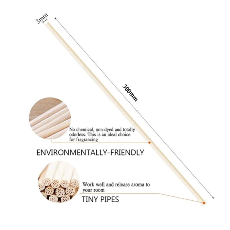 Rattan Reed Diffuser Sticks |5-100 pcs, 10-30 cm long - Reed Diffusers - San Rocco Italia