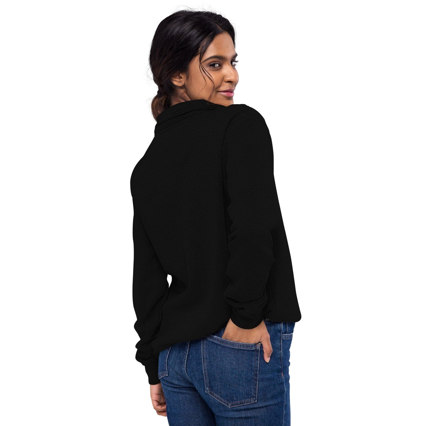 San Rocco Italia embroidered logo unisex fleece pullover - Premium - Shop now at San Rocco Italia