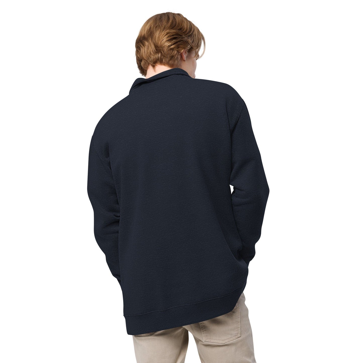 San Rocco Italia embroidered logo unisex fleece pullover - Premium - Shop now at San Rocco Italia